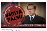 Fake News: A Case Study on FAKE “Malaysia Kini” Website