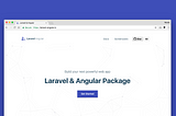 Minimalizing Laravel Angular’s Landing Page