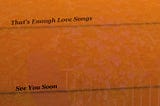 “That’s Enough Love Songs — See You Soon” Album by Smaiblue: A Review