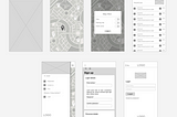 A deconstruction process (Wireframing challenge)