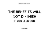 The Benefits will not diminish