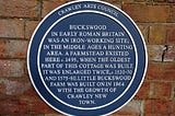 Crawley Blue Plaques — Little Buckswood Farm