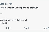 The Most Common Mistake When Build Online Product