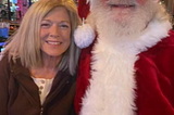 SANTA AND A LADY