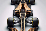 F1 car made of wood.