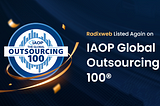 The Sustainable Edge: Radixweb Recognized Among The Best Outsourcing Service Providers by IAOP in…