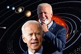 President Biden and his people. Their salvation lies in space.