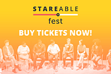 Stareable Fest is THIS WEEKEND! Here’s the event schedule