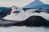 Volcanic Mount Bromo, East Java, Indonesia
