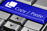 Effective “Copy & Paste” for Quick CRUD Application Development