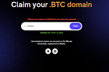 BTC domainの取得方法 Blockchain Naming Service (BNS)