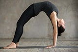 Chakrasana is a backbend posture that resembles the shape of a wheel, hence its name.