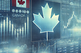 Financial charts with a Canadian touch, symbolizing expats wondering about keeping stocks after leaving Canada