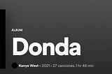 DONDA, Kanye West. (Reseña)