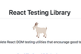 Test your React App with react testing library and jest-dom