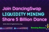 $DANCE liquidity mining will officially start at 0:00 on 22nd June 2021.