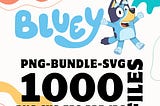 Bluey MEGA Bundle, Bluey Cut Files for Cricut, Bluey Layered Svg, Bluey Birthday Svg