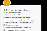 Created token events done + Coinsniper listing succeeded