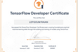 How I was Certified as a TensorFlow Developer.