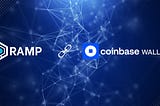 Coinbase wallet integration with RAMP Defi