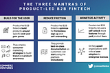 The Three Mantras of Product-Led B2B Fintech