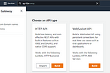 Web Socket Using AWS API Gateway and Lambda Function