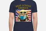 [AUTHETIC] Baby Yoda read across America shirt