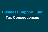 BUSINESS SUPPORT FUND — TAX CONSEQUENCES