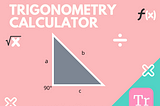 Trigonometry calculator by trigcalc
