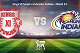 IPL 2018: Kings XI Punjab vs Mumbai Indians — Match 34