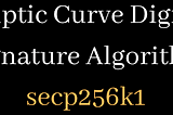 Explanation of Bitcoin’s Elliptic Curve Digital Signature Algorithm