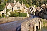 Best images of Castle Combe, a fairytale village in England