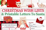 free printable christmas wish list templates