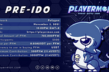 Playermon launches its Pre- IDO!