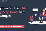 Python Sort List with examples