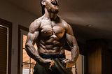 Image of a bodybuilder posing