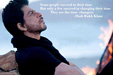 The time to return has arrived, SRK.