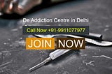 Join for Best De Addiction Centre in Delhi