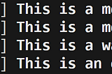 While My Python Script Gently Logs