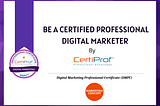 Get A Professional Certificate in Digital Marketing today. (100% FREE)