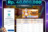 Bukti Kemenangan Slot Gates Of Olympus Super Scatter Rp40.000.000,- Lunas!