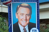 Tribute to Vin Scully at Dodger Stadium on August 6, 2022.