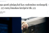 Kaip (kai kuriems) savarankiškai dirbantiems (vėl) gauti 257 €/mėn.