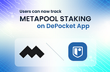 Users can now track Meta Pool staking on the DePocket App