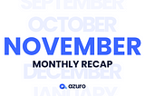 Azuro November Recap