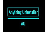 Anything Uninstaller