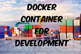 Angular app Docker Container for development with Visual Studio Code