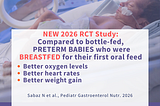 Compared to bottle-fed, breastfed preterm babies had better oxygen levels, heart rates and gained more weight.