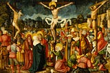 jesus hanging on the cross, death of god and denial of antifragility,