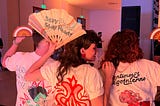 Dos Tatakuas para la campaña “Sentimos el progreso” de Kotex y Viento Sur